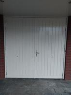 Dubbele garage deuren (goede kwaliteit), Doe-het-zelf en Verbouw, Ophalen, Garagedeur, Zo goed als nieuw, Hout
