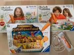 Tiptoi 2 spelletjes en 1 boek inclusieve pen, Ophalen of Verzenden, Gebruikt, Met geluid