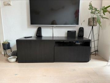 IKEA BESTA tv meubel zwart bruin  beschikbaar voor biedingen