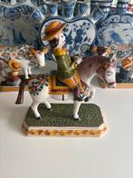 Makkum Tichelaar Aardewerk Figuur - Ruiter te Paard, Antiek en Kunst, Antiek | Keramiek en Aardewerk, Ophalen of Verzenden