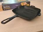 Hamburgerpan gietijzer, Ophalen, Zo goed als nieuw, Koekenpan of Braadpan, Gietijzer