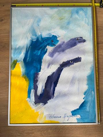 Abstract Schilderij - Kleurrijk en Expressief beschikbaar voor biedingen