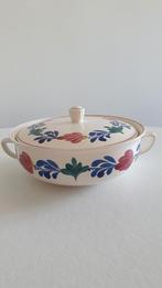 Dekschaal boerenbont servies Petrus Regout  Maastricht, Antiek en Kunst, Ophalen of Verzenden