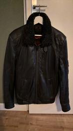 Leren jas, Kleding | Heren, Ophalen of Verzenden, Zo goed als nieuw, Maat 48/50 (M), Zwart