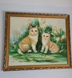 Schilderij katten, Antiek en Kunst, Kunst | Schilderijen | Klassiek, Ophalen of Verzenden