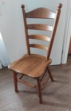 4 Eiken Eetkamerstoelen - Oisterwijk Serie, Ophalen, Bruin, Zo goed als nieuw, Vier