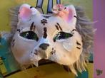 Beige kat therian masker, Ophalen of Verzenden, Gebruikt, Overige typen