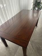 Massief houten eettafel, Huis en Inrichting, Tafels | Eettafels, 100 tot 150 cm, Eikenhout, Ophalen of Verzenden, Zo goed als nieuw