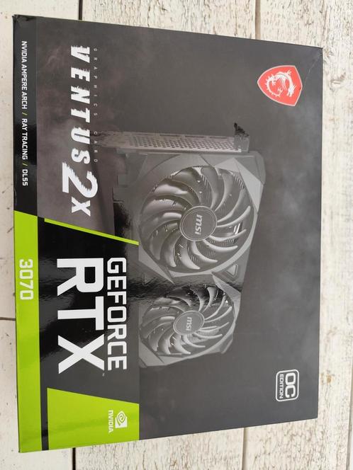Geforce RTX 3070 Ventus 2x, Computers en Software, Videokaarten, Zo goed als nieuw, Nvidia, PCI-Express 4.0, GDDR6, HDMI, DisplayPort