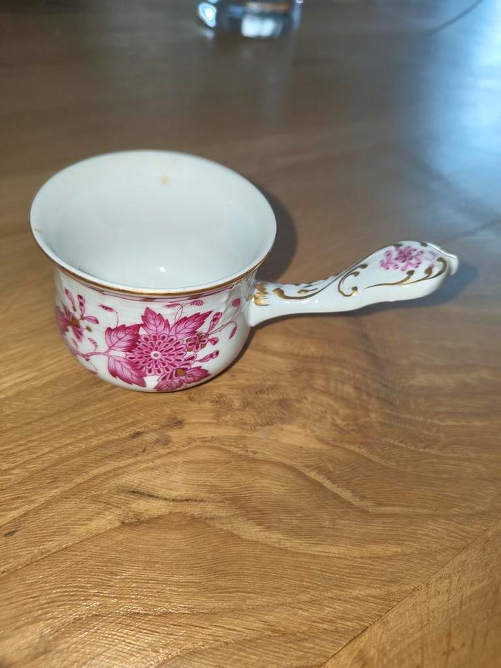 Herend Apponyi Paars Bouillon/Crème brûlée Kopje, Antiek en Kunst, Antiek | Servies los, Ophalen of Verzenden