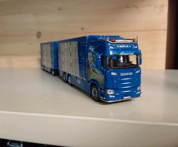 Scania S Röck combinatie IMC, Hobby en Vrije tijd, Modelauto's | 1:50, Nieuw, Bus of Vrachtwagen, Overige merken, Ophalen of Verzenden