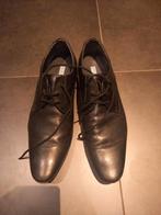 Zwarte Heren Veterschoenen - Maat 44, Onbekend, Zwart, Ophalen of Verzenden, Gedragen