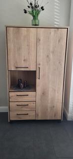 Eikenhouten meubelset: salontafel, tv-kast, opbergkast, Huis en Inrichting, Complete inboedels, Ophalen
