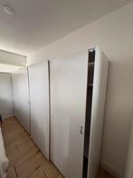 2x Witte Kledingkast (170x55x195cm) - Zelf demonteren, Ophalen, Overige materialen, Gebruikt, 150 tot 200 cm