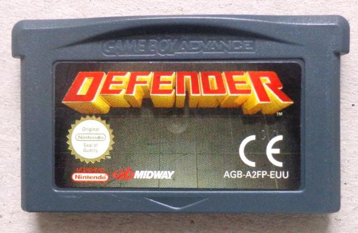 Defender voor de Gameboy Advance, Spelcomputers en Games, Games | Nintendo Game Boy, Gebruikt, Ophalen of Verzenden