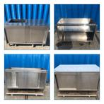 RVS schuifdeurkast onderstel + los materiaal keuze werkblad, Ophalen, Gebruikt, Minder dan 100 cm