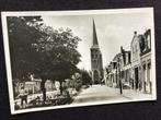 Ansichtkaart van Workum met kerk - 1914, Ophalen of Verzenden, 1940 tot 1960, Gelopen, Friesland