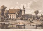 Dalfsen Het Kasteel van Rechteren Litho C.W. Mieling 1857, Antiek en Kunst, Ophalen of Verzenden