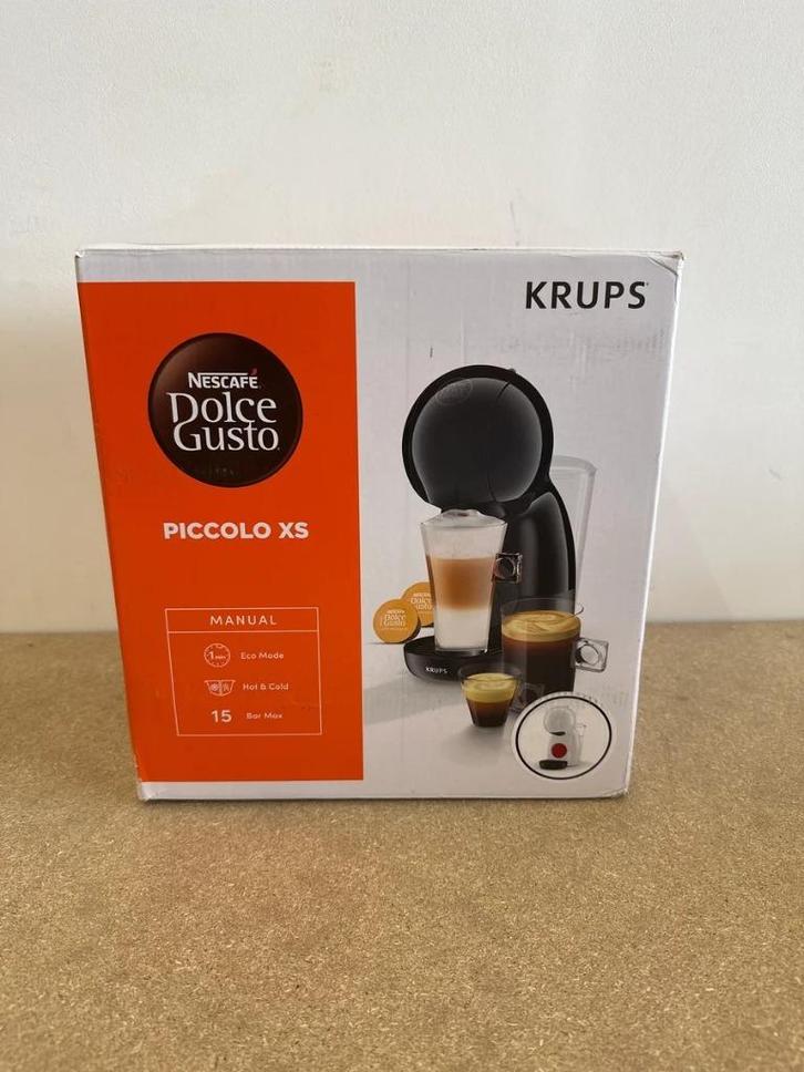 Krups NESCAFÉ Dolce Gusto Piccolo XS KP1A31 - Wit, Witgoed en Apparatuur, Koffiezetapparaten, Zo goed als nieuw, Koffiepads en cups