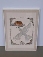 kunstdruk vredesduif ark Geoprint Ltd. Israel nr. 35/250, Antiek en Kunst, Ophalen of Verzenden