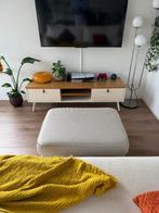 Ottoman, Ophalen, 75 tot 100 cm, Zo goed als nieuw, Rechthoekig