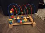 Houten kralenbaan baby speelgoed, Ophalen of Verzenden, Gebruikt, Overige typen