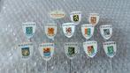 13 verschillende wajang margarine provincie speldjes., Verzamelen, Ophalen of Verzenden, Zo goed als nieuw, Overige onderwerpen