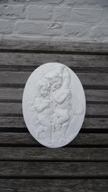 Stenen muurplaat 37½ x 27½ cm beschikbaar voor biedingen