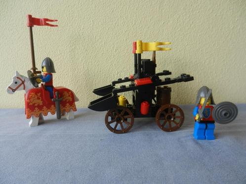 Lego 6039 ridders met paard en katapult (uit 1988), Kinderen en Baby's, Speelgoed | Duplo en Lego, Gebruikt, Ophalen of Verzenden