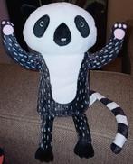 Hema, maki knuffel, ringstaartaapje mika., Ophalen of Verzenden, Zo goed als nieuw, Overige typen