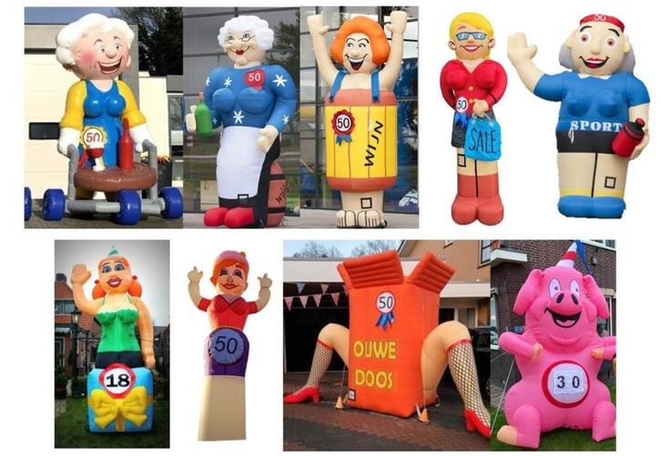 Abraham en Sarah feestpoppen te huur | Oude Pekela, Hobby en Vrije tijd, Feestartikelen | Verhuur, Gebruikt, Abraham of Sarah