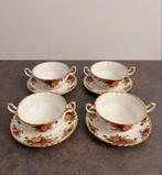 Royal Albert Old Country Roses Soepkoppen, Antiek en Kunst, Antiek | Servies compleet, Ophalen