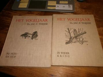 1923 het vogeljaar Dr jac P Thijsse 2delen mooie boeken