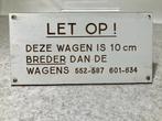 OV-bord wagen is 10 cm breder, kunststof, jaren 70-80, Verzenden, Gebruikt, Tram, Overige typen