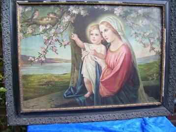 Schilderij Maria met kind beschikbaar voor biedingen