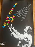 Unieke tentoonstellingsaffiche van Karel Appel 1977, Rechthoekig Staand, Ophalen of Verzenden, Zo goed als nieuw, A1 t/m A3
