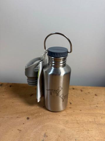 Lässig RVS Drinkfles dierenprint - Nieuw! beschikbaar voor biedingen