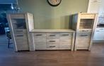 Woonkamer set Dressoir , Eettafel , Tv tafel , Vitrinekasten, Ophalen, Gebruikt, 75 cm of meer, Woonkamer set