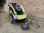 Fietskar, voor 2 kinderen, Fietsen en Brommers, Fietsaccessoires | Aanhangers en Karren, Ophalen, Gebruikt, Kinderkar, 20 tot 40 kg