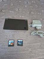 Nintendo DSi xl zwart/ bruin+ Games, Spelcomputers en Games, Spelcomputers | Nintendo DS, Dsi XL, Overige kleuren, Ophalen of Verzenden