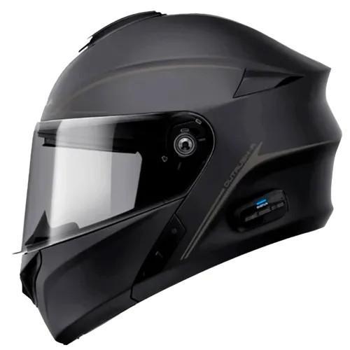 Sena OutRush r Helm mat zwart zgan maat L, Motoren, Kleding | Motorhelmen, Systeemhelm, XL, Overige merken, Tweedehands, Ophalen of Verzenden