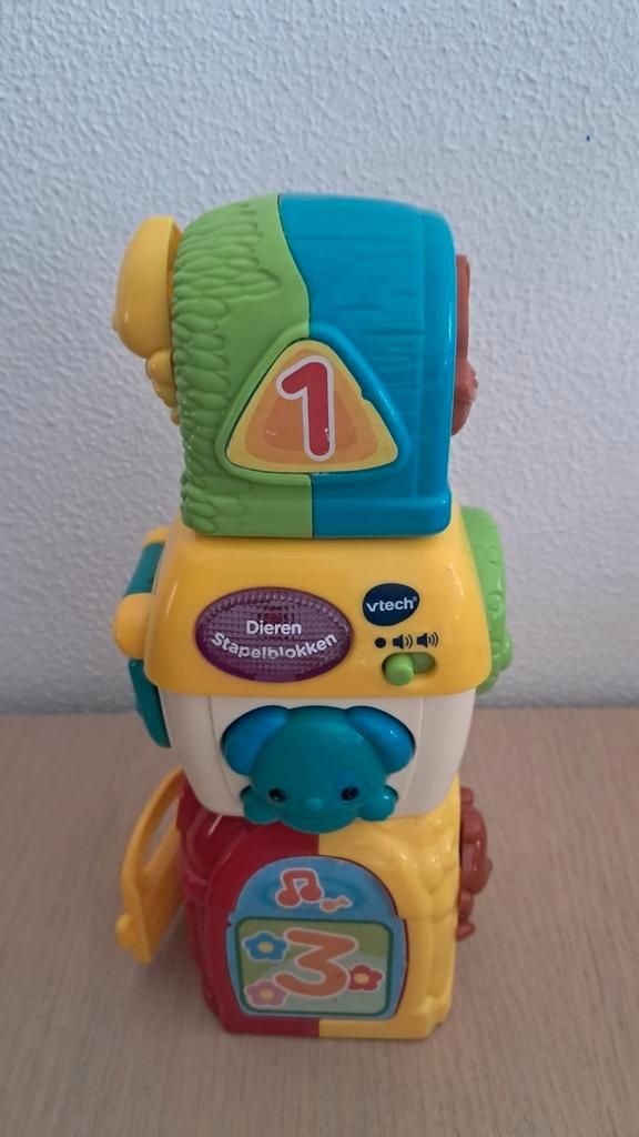 V-TECH STAPELBLOKKEN, Kinderen en Baby's, Speelgoed | Vtech, Zo goed als nieuw, 6 maanden tot 2 jaar, Ophalen of Verzenden