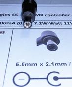 SS310 CN 3522 AC AC adapter 12V 0.6A 7.2W Wisselspanning out, Ophalen of Verzenden, Zo goed als nieuw