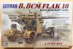 ROWASP | AFV Club 1/35 German 88mm FLAK 18 Anti-Aircraft Gun, Nieuw, Ophalen of Verzenden, Info@rowaspmodelbouw.nl, Diorama