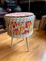 Vintage Naaimandje met Bloemenpatroon, Ophalen, Gebruikt