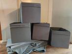 8x diverse kleuren Drona Ikea mandjes bakjes kallax, Huis en Inrichting, Ophalen, Rechthoekig, Riet, Mand