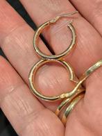 Gouden oorbellen 14 karaat, Ophalen of Verzenden, Zo goed als nieuw, Knopjes of Stekers, Goud