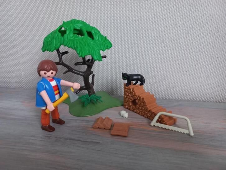 Playmobil  - Houthakker, Kinderen en Baby's, Speelgoed | Playmobil, Zo goed als nieuw, Complete set, Ophalen of Verzenden