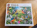 NIEUW King puzzel 1000 stukjes vogels in tuin, Ophalen of Verzenden, 500 t/m 1500 stukjes, Nieuw