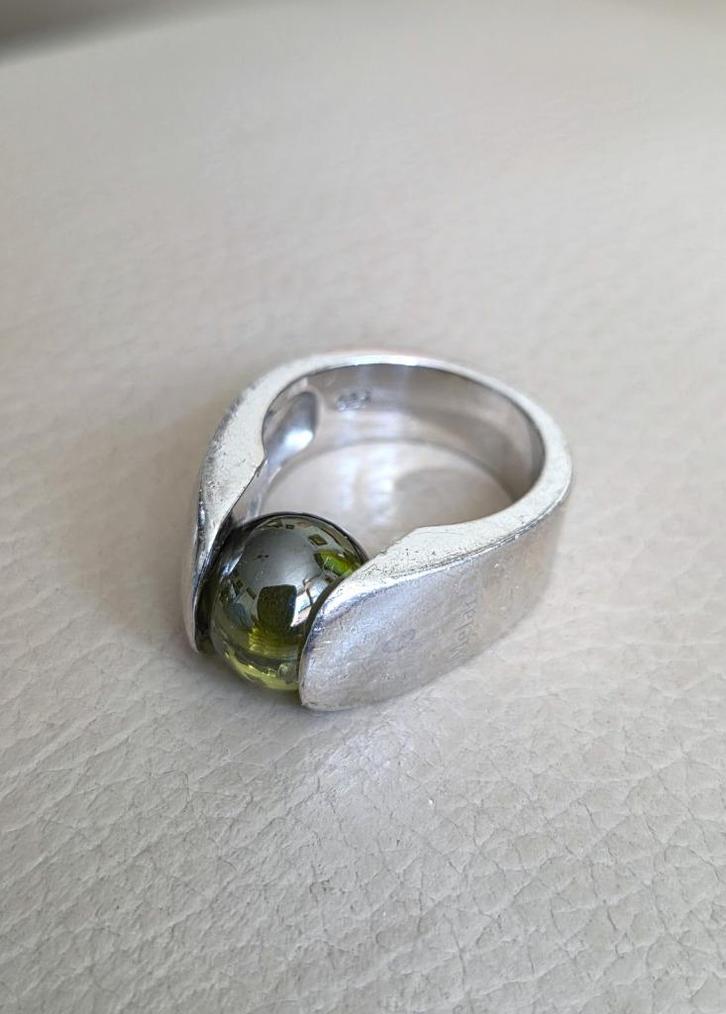 Maat 16,5 - MELANO zilveren (925) ring, Sieraden, Tassen en Uiterlijk, Ringen, Zo goed als nieuw, Dame, Kleiner dan 17, Zilver